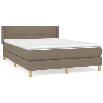 Łóżko kontynentalne ComfortSleep 140x190 taupe / AAALOE - Zakito Home