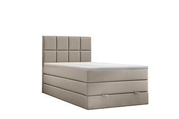 Łóżko Kontynentalne Olaf Premium 100X200 Beżowe - Velar Meble