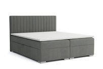 Łóżko kontynentalne, Sydney, 120x200 cm, Szare