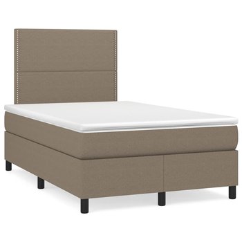 Łóżko kontynentalne Taupe 203x120x118cm + Materac  / AAALOE - Zakito Home