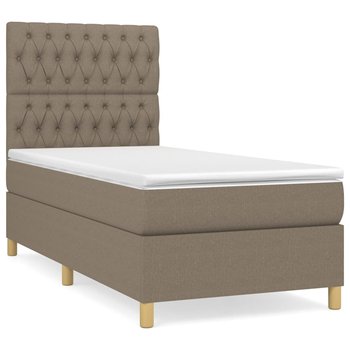 Łóżko kontynentalne Taupe 203x90x118/128cm + Mater / AAALOE - Zakito Home