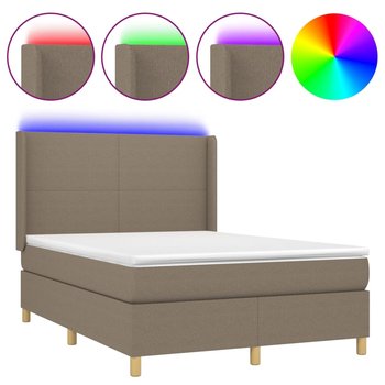 Łóżko kontynentalne z materacem i diodami LED - Zakito Europe