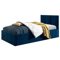 Łóżko młodzieżowe 120x200 Basic Roma, Granatowy, Pojemnik