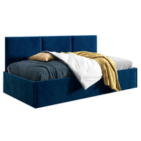 Łóżko młodzieżowe 120x200 Comfort Asti, Granatowy, Pojemnik