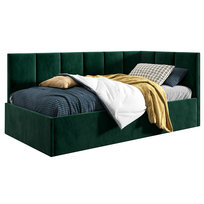 Łóżko młodzieżowe 90x200 Supreme Roma, Zielony, Pojemnik