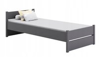 Łóżko młodzieżowe MARCEL szary 90x200 materac