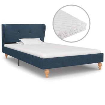 Łóżko niebieskie, z materacem, 90x200  - vidaXL