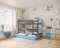 Łóżko piętrowe MAX z szufladą
