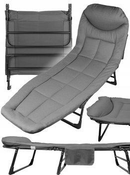 ŁÓŻKO POLOWE SKŁADANE TURYSTYCZNE LEŻAK Kanadyjka LEŻANKA Stabilne 150kg UV - Inny producent
