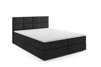 Łóżko Tapicerowane Kontynentalne, Oslo, 140x200 cm, Ciemnoszare - Velar Meble