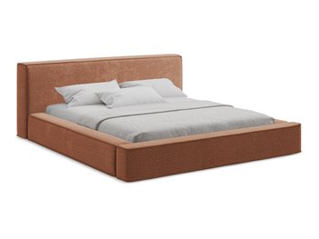 Łóżko z pojemnikiem Noho tk.str 160x200 Terakota - makamii