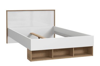 Łóżko z półkami do sypialni CHICORY Konsimo - Konsimo