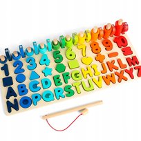 Lt298 Montessori Trening Mózgu Rybki Liczby Cyfry LandToys