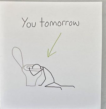 Lucillalavender- Kartka urodzinowa 'You tomorrow' - Inna marka