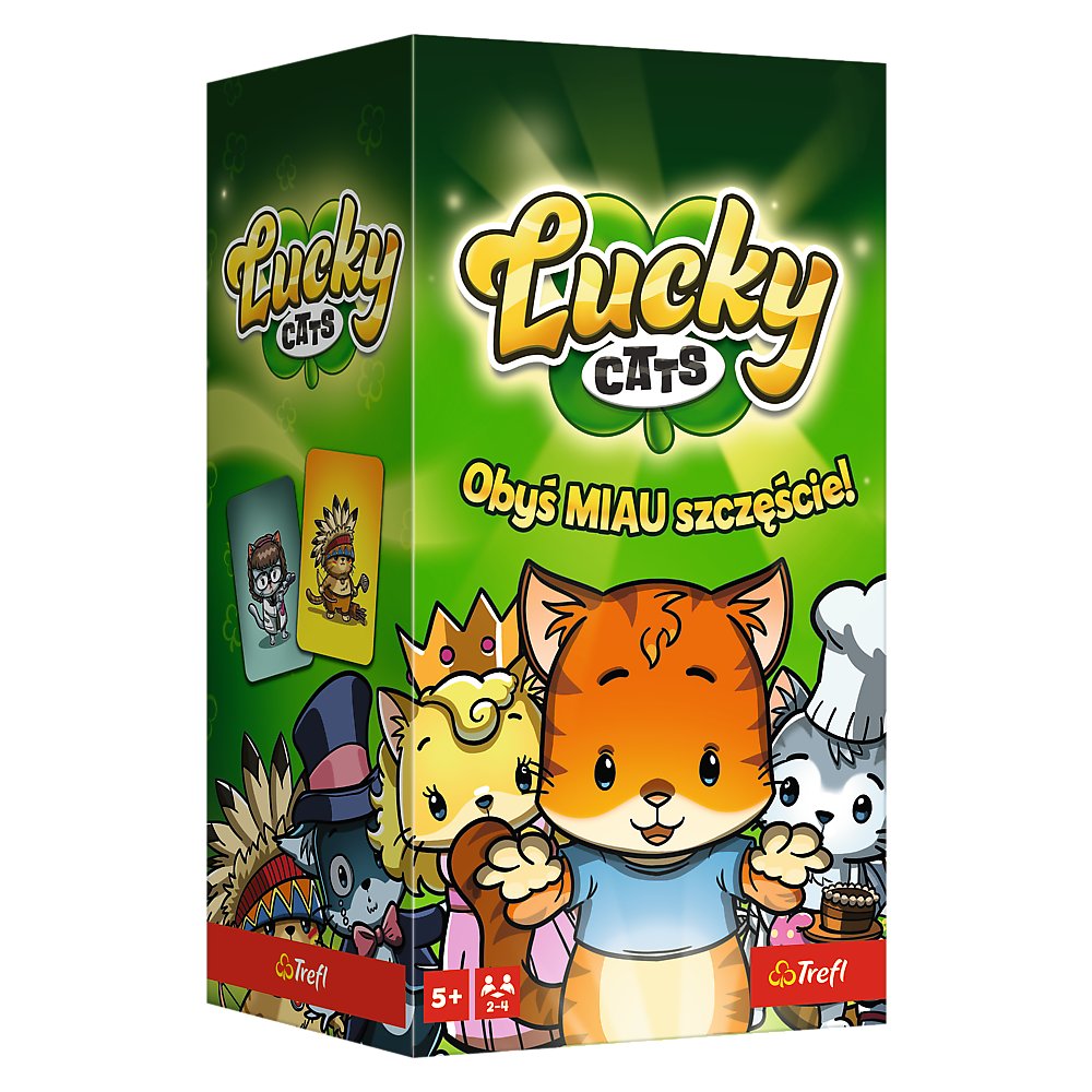 追加分◆ Happy Lucky Lucky Cats, gra planszowa, Trefl, 02515 - Trefl | Sklep EMPIK.COM