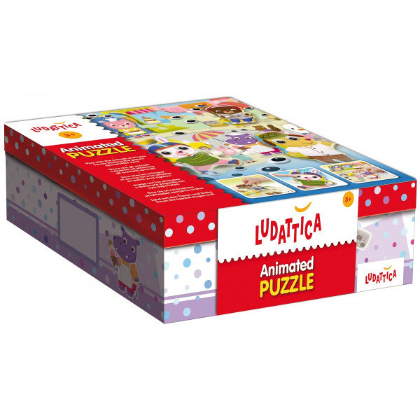 Ludattica, puzzle, Słodkie oczka, 12 el.