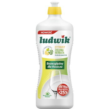 Ludwik, Płyn, Cytrusy & Zielona Herbata, 900G - Ludwik