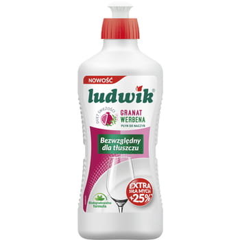 Ludwik Płyn Do Mycia Naczyń Granat Werbena 450 ml - Ludwik