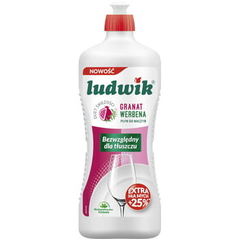 Ludwik,Płyn Do Naczyń, Granat I Werbena 900 ml - Ludwik