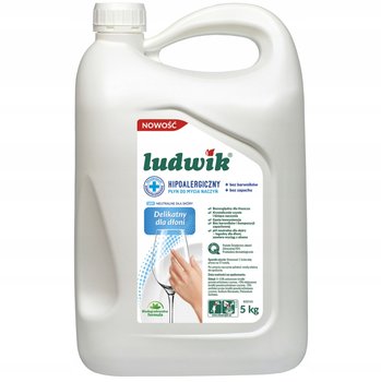 Ludwik, Płyn Do Naczyń, Hipoalergiczny, 5 L - Ludwik