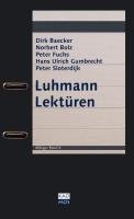 Luhmann Lektüren - Baecker Dirk | Książka W Empik