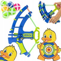 Łuk Na Kulki Rzep Tarcza Zestaw Pistolet