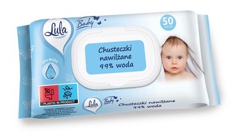 LULA Baby Chusteczki nawilżane dla niemowląt i dzieci - 99% wody 1op.-50szt - inna