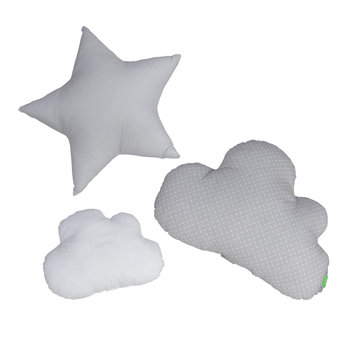 Lulando Poduszki Chmurki zestaw Cloud Grey - Lulando