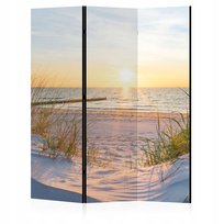 LUMASOUL Parawan dwustronny 3 częściowy (135x172 cm) - Motyw Natury