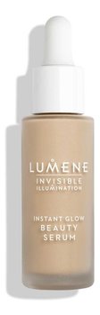 Lumene, Invisible Illumination Instant Glow Beauty Serum Rozświetlające Serum Do Twarzy Universal Medium, 30 ml - Lumene