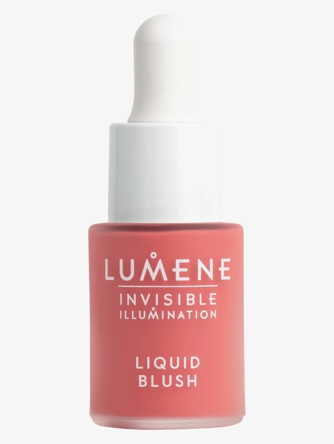 Lumene INVISIBLE ILLUMINATION Liquid Blush róż z serum Bright Bloom 15 ml