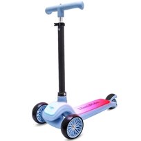 LUMI RIDE Hulajnoga trójkołowa balansowa składana regulowana Platforma LED 7 kolorów 20 programów niebieski Sun Baby