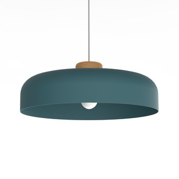 LUMICOM | BOIS Sospensione, 1XE27, max 42W, metallo, mediterranean blue, D50cm - LUMICOM