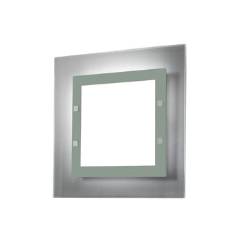 LUMICOM | FLORENCE Plafoniera, 2X E27, max 42W, metallo/vetro, verde iceberg, 40x40cm - Inny producent