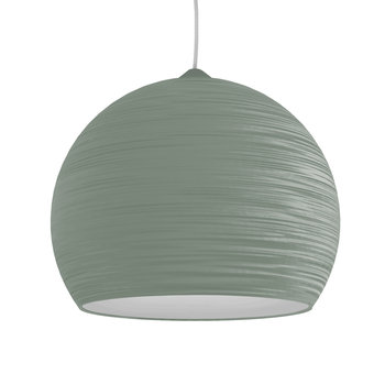 LUMICOM | FOCUS Sospensione, 1X E27, max 42W, metallo, verde iceberg/bianco, D.25cm - LUMICOM