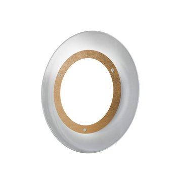 LUMICOM | ICARO Plafoniera, LED INTEGRATO, 18W, 4000K, metallo/vetro, foglia oro, D.45cm - Inny producent