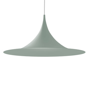 LUMICOM | LOUIE BINARIO Sospensione, 1X E27, max 42W, metallo, verde iceberg, D.57cm - LUMICOM