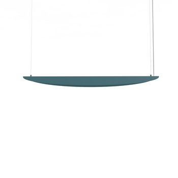 LUMICOM | MIRROR 1X Sospensione, STRIP LED, 17W/m, 3000K, metallo, blu mediterraneo, L90cm - LUMICOM