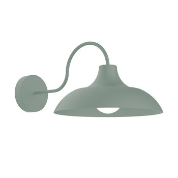 LUMICOM | PARIGINA Applique, 1X E27, max 42W, metallo, verde iceberg, D.30cm - Inny producent