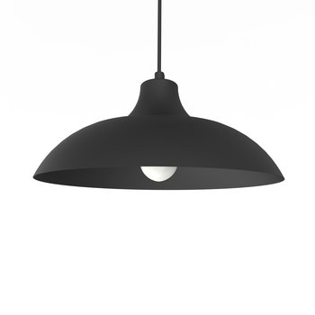 LUMICOM | PARIGINA Sospensione, 1X E27, max 42W, metallo, nero opaco, D.40cm - LUMICOM