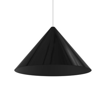 LUMICOM | PINOCCHIO Sospensione, 1X E27, max 42W, metallo, nero lucido, D.50cm - LUMICOM