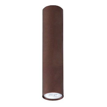 LUMICOM | ROND Plafoniera, 1x GU10, max 33W, metallo, marrone corten, D.6cm x H60cm - LUMICOM