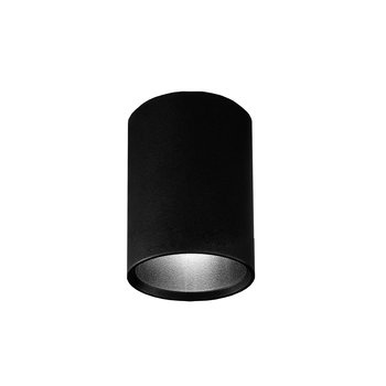 LUMICOM | ROND Plafoniera, 1x GU10, max 33W, metallo, nero opaco, D.6cm x H10cm - LUMICOM