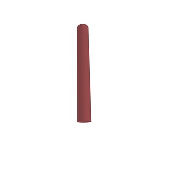 LUMICOM | ROND Plafoniera, 1x GU10, max 33W, metallo, rosso cowhide, D.6cm x H40cm - LUMICOM