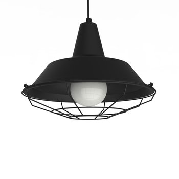 LUMICOM | TIVOLI Sospensione, 1xE27, max 42W, metallo, nero opaco, D.35cm - LUMICOM