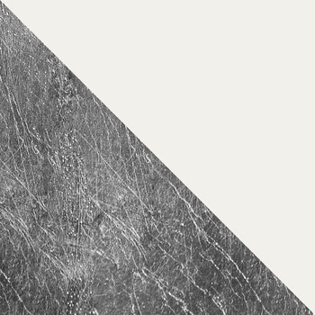 LUMICOM | TOKYO Sospensione, 1xE27, max 42W, metallo, bianco opaco/foglia argento, D.35cm - LUMICOM
