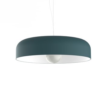 LUMICOM | TUZZI Sospensione, 1xE27, max 42W, metallo, blu mediterraneo/bianco, D.50cm - LUMICOM