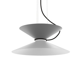 LUMICOM | YOYO Sospensione, 2xGX53, max 8W, metallo, bianco opaco/grigio, D.40cm - LUMICOM