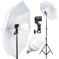 Lumifi™ studyjna lampa 100 LED z parasolką 84cm