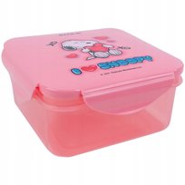 Lunch Box Śniadaniówka Do Szkoły Dla Dziewczynek Różowa 860Ml Kite Snoopy